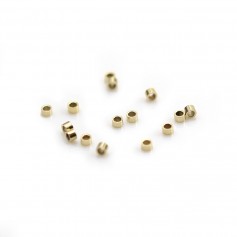 Perles tubes en Gold Filled 1.6x1.0mm x 25pcs