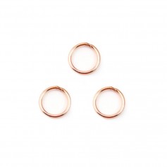 Gold Filled Rosy Closed Rings 0.64x6mm x 10pcs