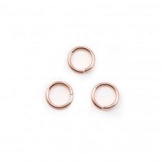 Rose Gold Filled jump rings 0.76x5mm x 10pcs