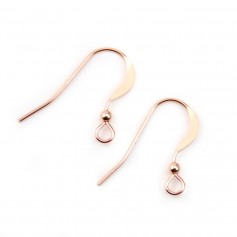 Rose Gold Filled earwires 17x20mm x 2pcs
