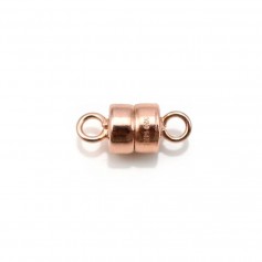 Rose Gold filled 4mm small magnetic clasp x 1pc