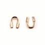 Protection for 0.31mm wired wire, 14 carat pink gold filled x 10pcs