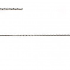 Corrente de prata 925 Cobra de ródio 0.5mm x 50 cm