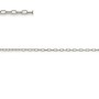 925 sterling silver rhodium oval ring chain 1.05x1.3mm x 50cm