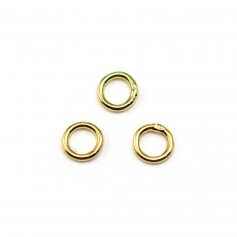 Rings round shape, welded, metal 1 * 6mm about 100pcs