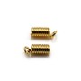 Metal spring coil for cord ends of 4mm x 2pcs