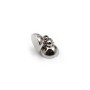 Round metal clasp magnetic, in diferent colors, 8mm x 1pc