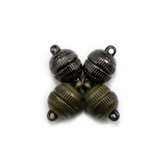 Metal ball-shaped magnetic clasps 10mm x 5pcs