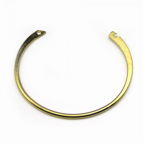 Flexibler Ring, goldfarben, 64mm x 1Stück