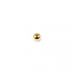 Bola chapada en oro sobre latón 0.8x2mm x 100pcs