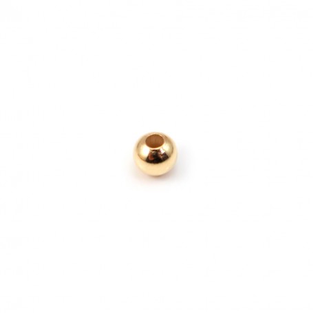  ball by "flash" Gold on brass 1.6x5mm x 4pcs