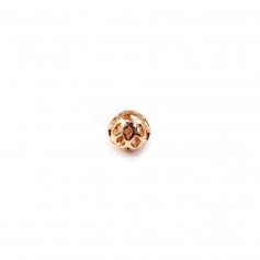  Openwork ball by "flash" Gold on brass 5.5mm x 10pc