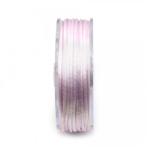 Rattail cord light pink 1.5mm x 25m