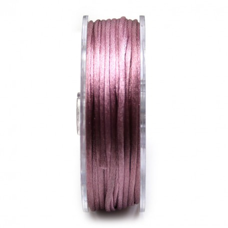 Rattail cord dark pink 2mm x 25m