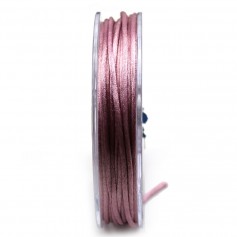 Cordón cola de rata rosa oscuro 2mm x 25m