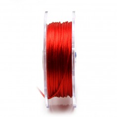 Cordon queue de rat rouge 1,0mm x 25m