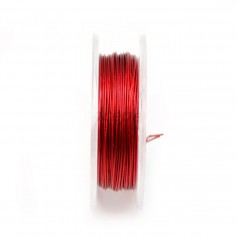 Red bead stringing wire 0.45mm x 10m