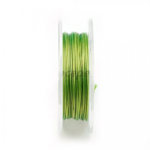 Fio verde de jade 7 fios 0,45mm x 10 m