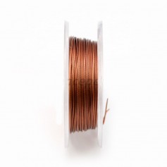 7 hilos de cable marrón de 0,38 mm x 10 m