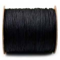 Black polyester thread 1 mm x 250m