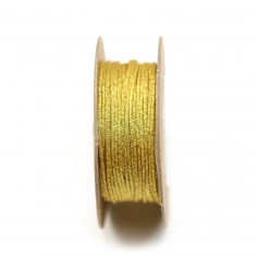 Golden braided polyester thread 1mm x 18m