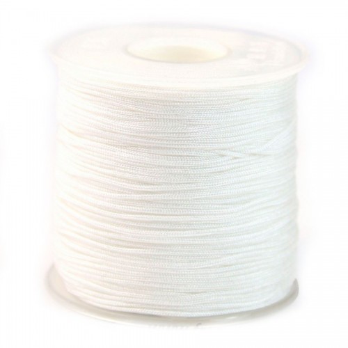 white Thread polyester 0.8mm X 5 m