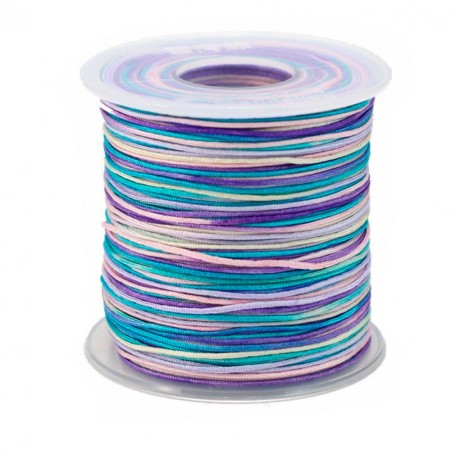 Multicolor tone violet thread polyester 0.8mm x 100 m