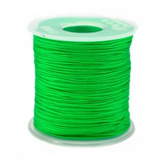 Fil polyester vert émeraude 0.8 mm x 5m