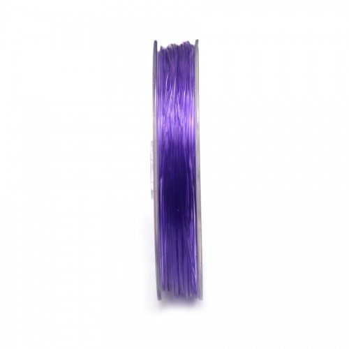 Elastischer Faden violett 1.0mm x 25m