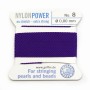 Fil power nylon avec aiguille inclus, de couleur violette x 2m