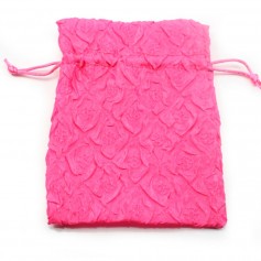 Raspberry pink pouch 10*13cm x 1pc