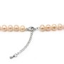 Simple Necklace salmon Pearl Freshwater 8-9mm