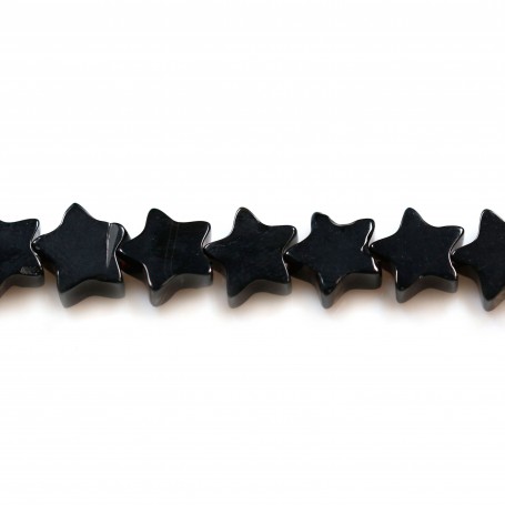 Black star agate 6mm x 40cm