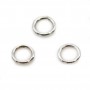 925 silver closed rings 4x0.6mm x 20pcs
