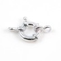 925 sterling silver spring ring clasp 10mm x 1pc