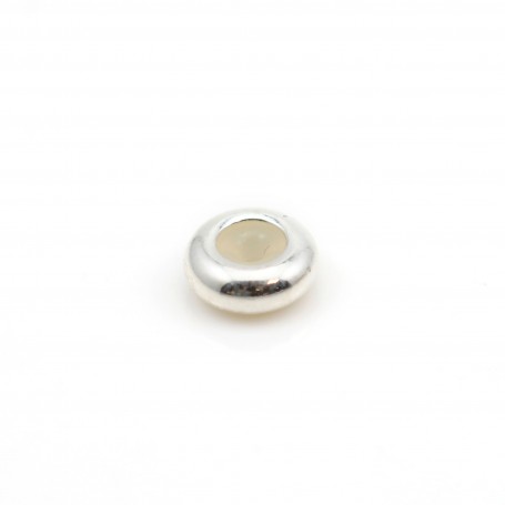 925 sterling silver stopper 7.5mm x 1pc