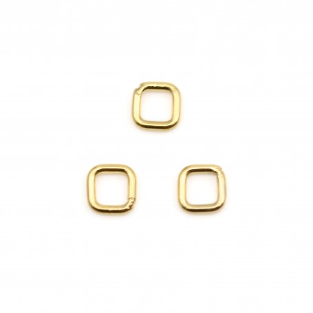 Anneaux carré en gold filled 14 carats 0.76x4mm x 2pcs