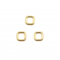Quadratische Ringe in Gold Filled 0.76x4mm x 2pcs