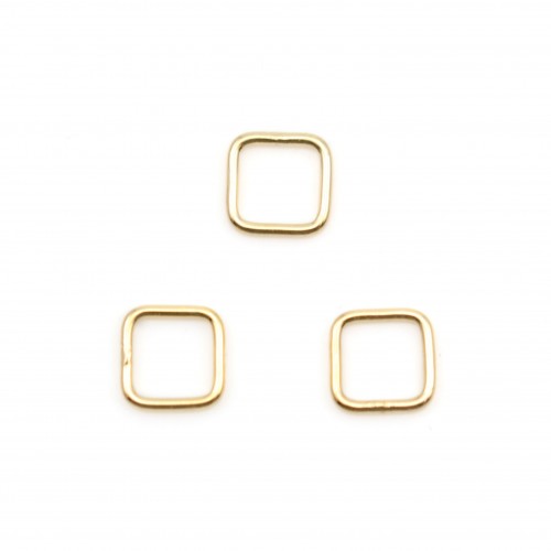 Quadratische Ringe in Gold Filled 0.76x6mm x 2pcs