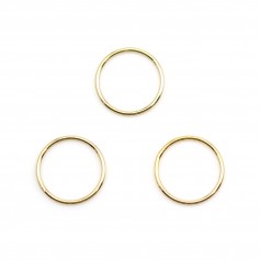 Geschweißte Ringe in Gold Filled 1.0x15mm x 1pc