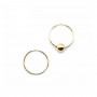 14k gold filled hoop earrings to decorate 1.25x20mm x 2pcs