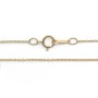14k gold filled chain with clasp 45cm x 1pc
