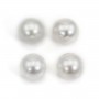 Perle des mers du Sud, blanche, ronde, 10-10.5mm, AA+ x 1pc