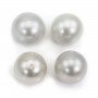 Perle des mers du Sud, blanche, ronde, 14-15mm, AA x 1pc