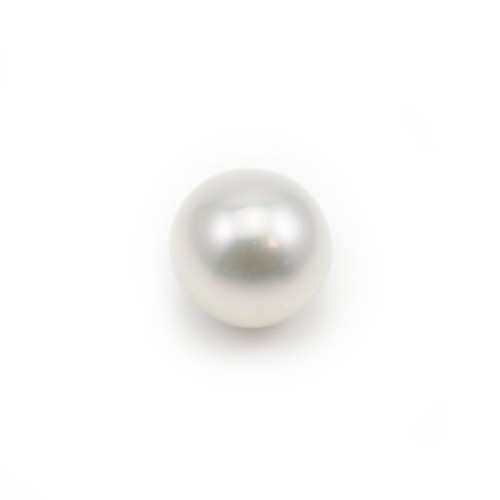 Perla dei mari del Sud, bianca, rotonda, 10-10,5 mm, AA+ x 1 pezzo