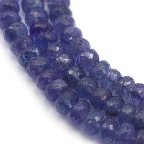 Tanzanite faceted washer x 45cm