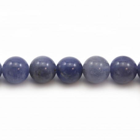 Tanzanite, in the shape of a round, 8mm x 39cm
