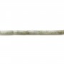Labradorite, en forme de tube 4x13mm x 40cm