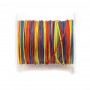 Fil polyester multicolore ton tropical 0.8 mm x 5m