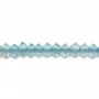 Apatite roundel facet 1.3x2mm bead strand 39cm